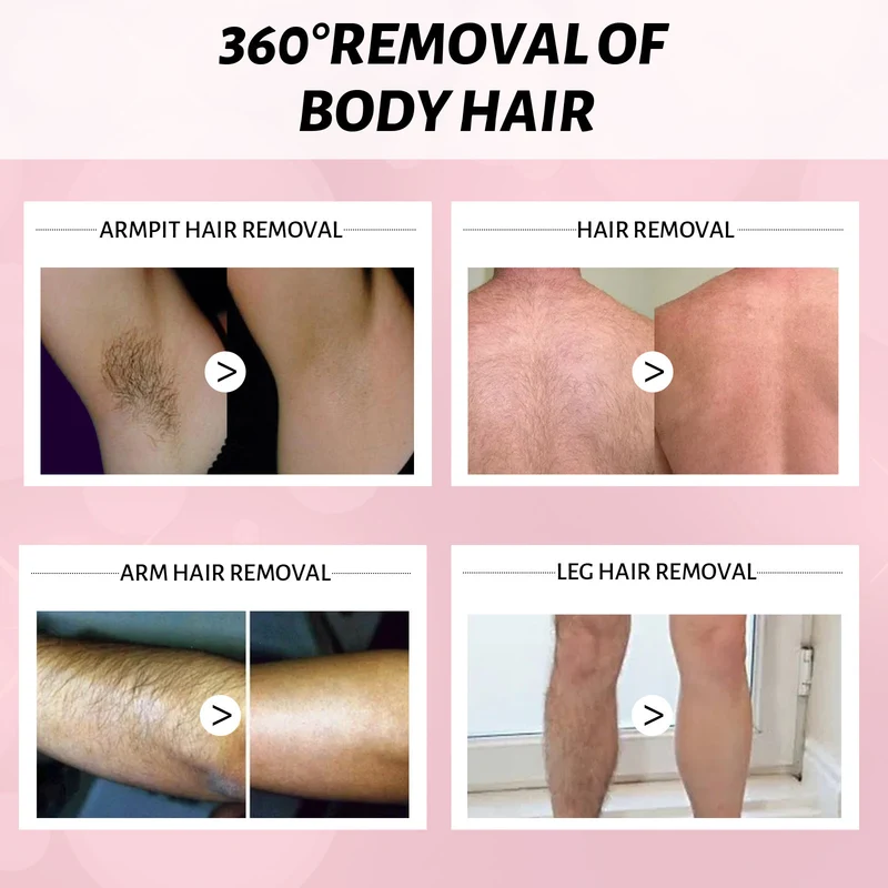 Hair Removal Spray with 30ml and 100ml Pack Options Set