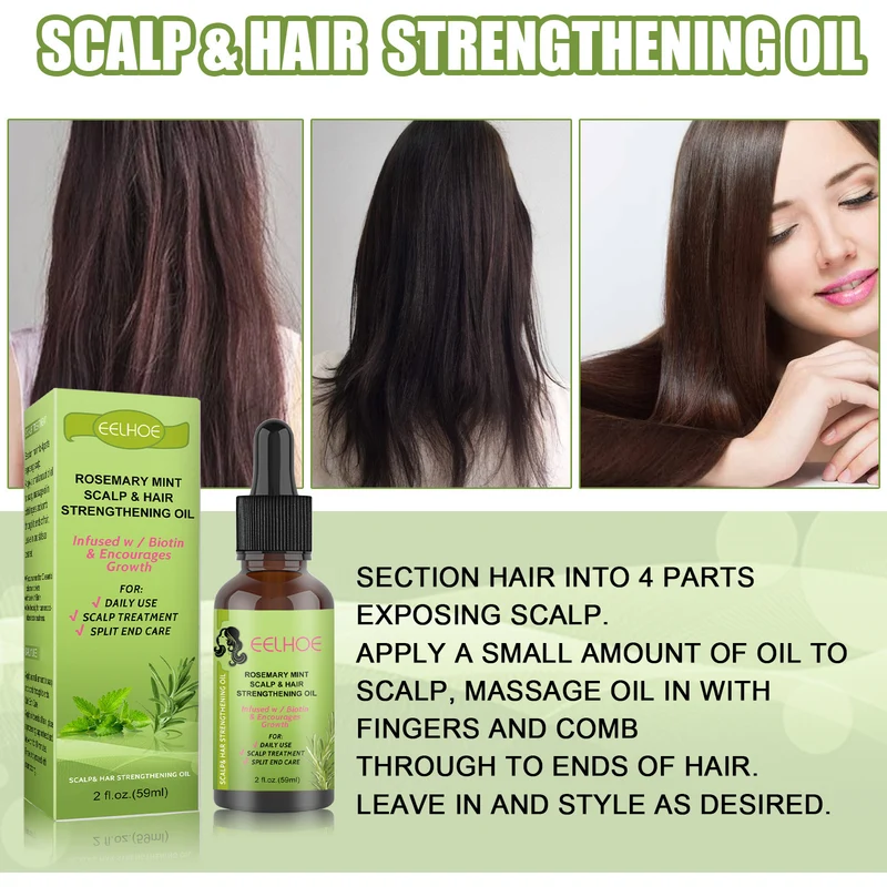 Rosemary Mint Hair Growth Oil – Stronger Hair