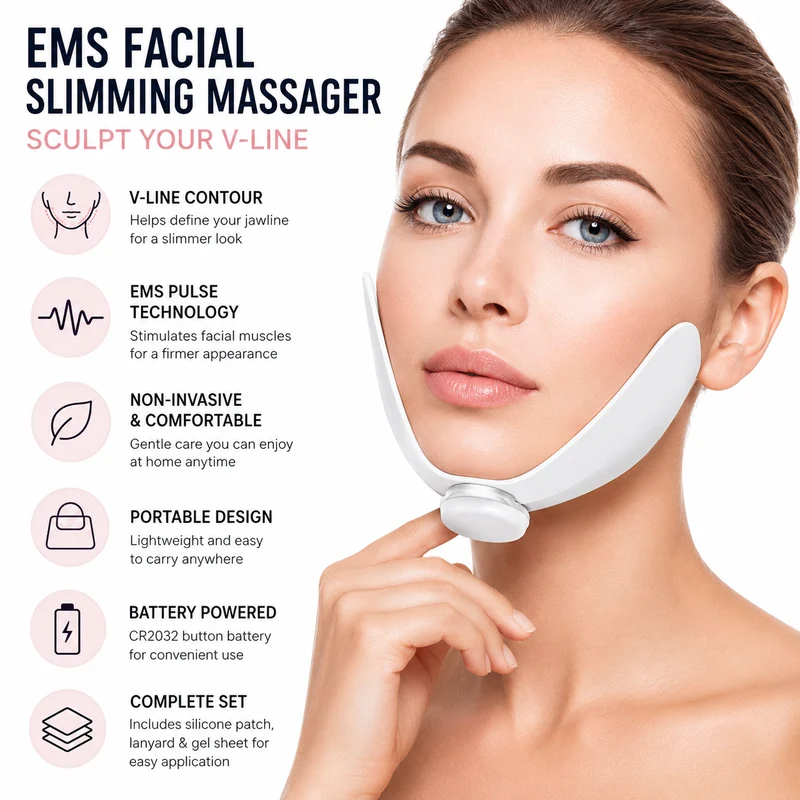 EMS Facial Massager for V-Line Beauty Device
