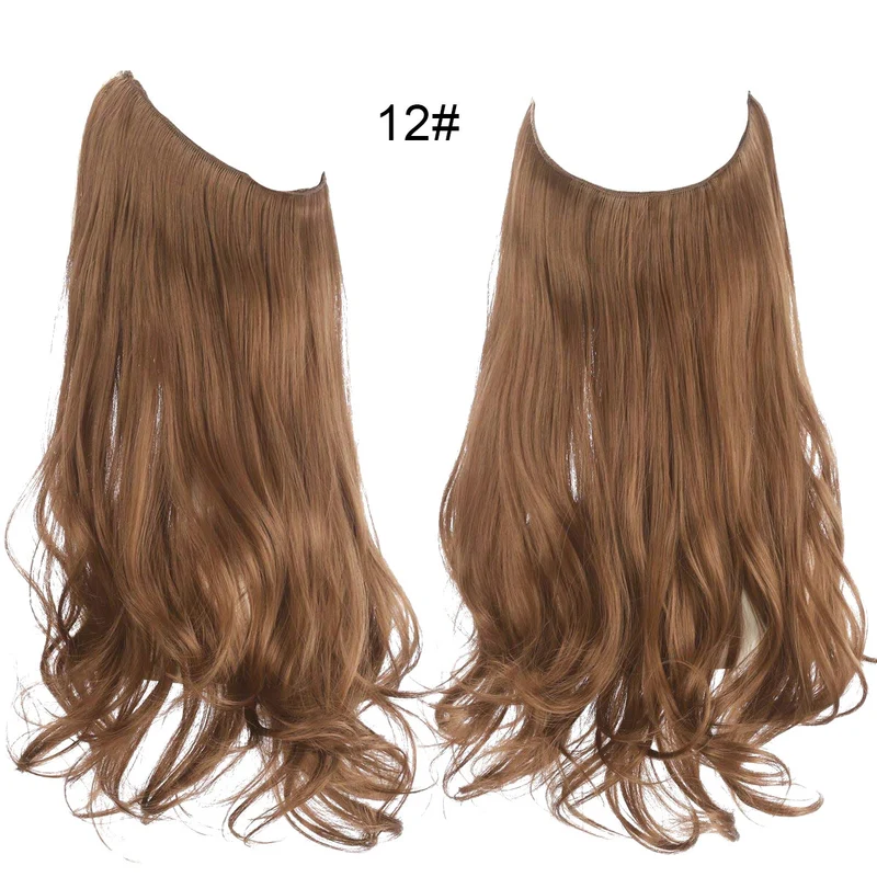 Long Curly Fish Line Wig – Heat-Resistant Fiber