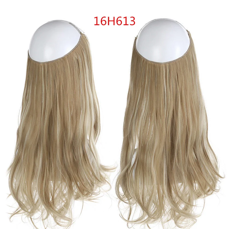 Long Curly Fish Line Wig – Heat-Resistant Fiber