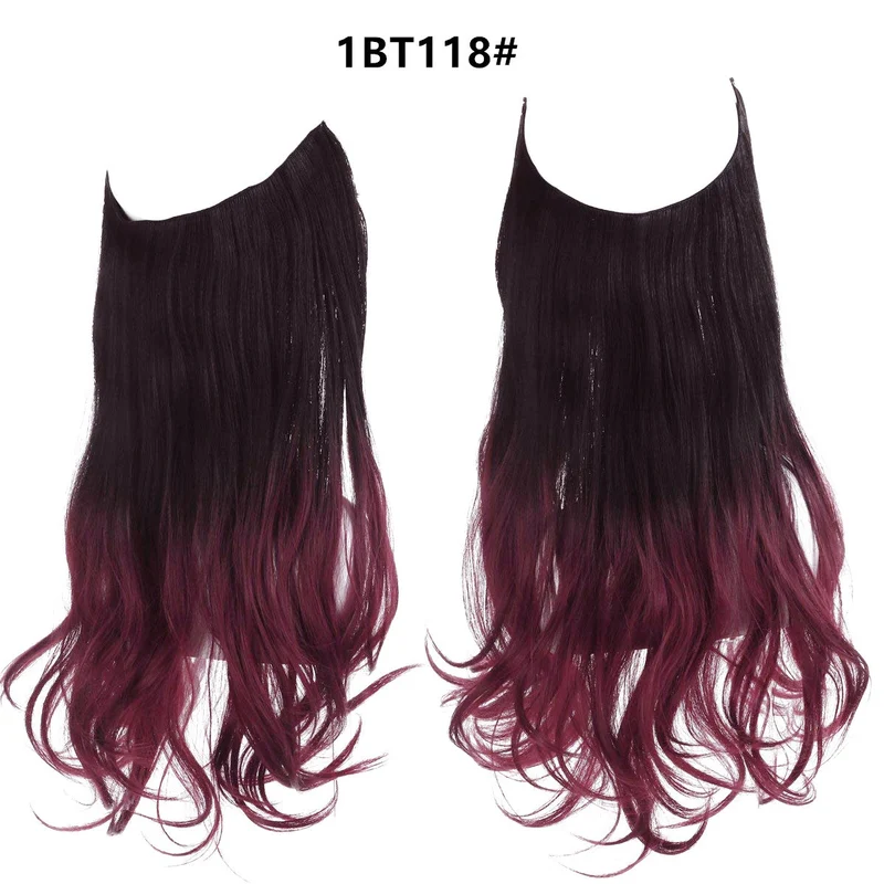 Long Curly Fish Line Wig – Heat-Resistant Fiber