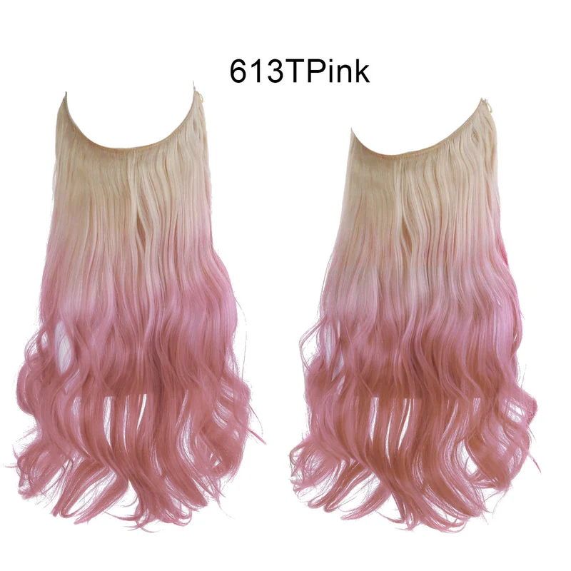 Long Curly Fish Line Wig – Heat-Resistant Fiber
