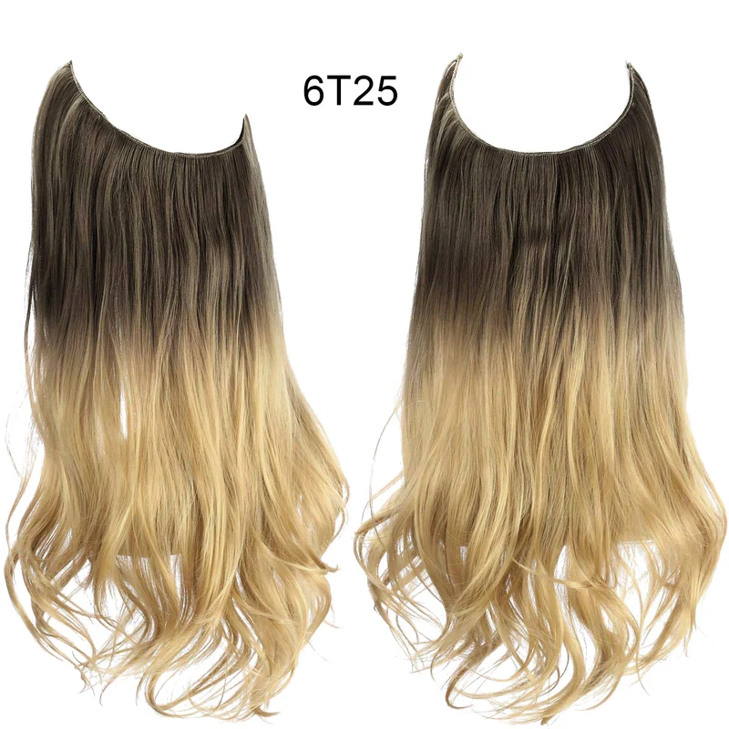 Long Curly Fish Line Wig – Heat-Resistant Fiber