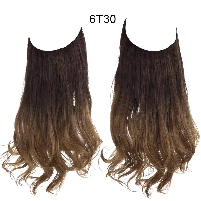 Long Curly Fish Line Wig – Heat-Resistant Fiber