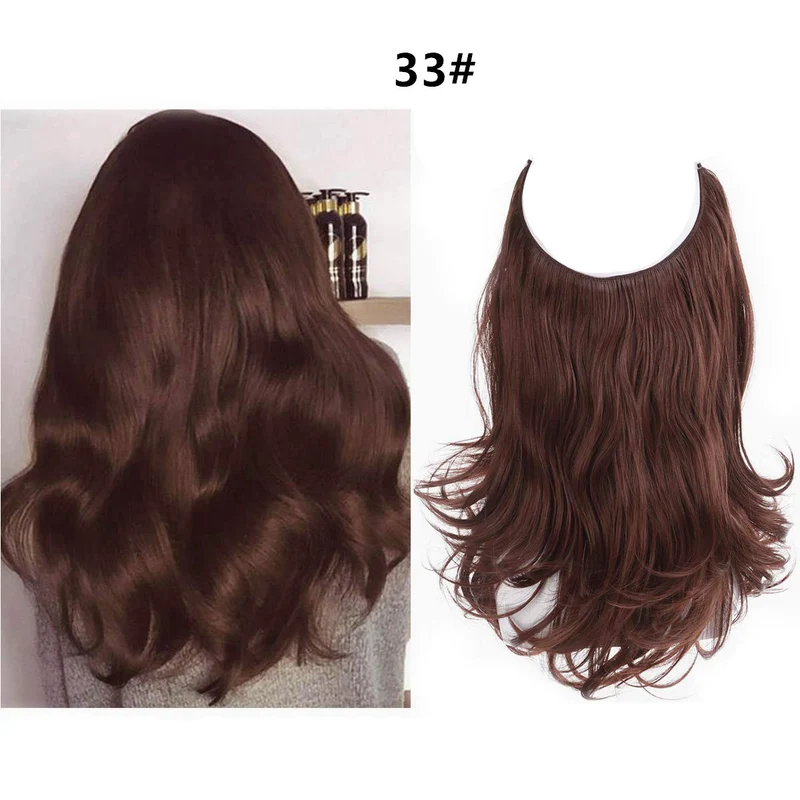 Long Curly Fish Line Wig – Heat-Resistant Fiber