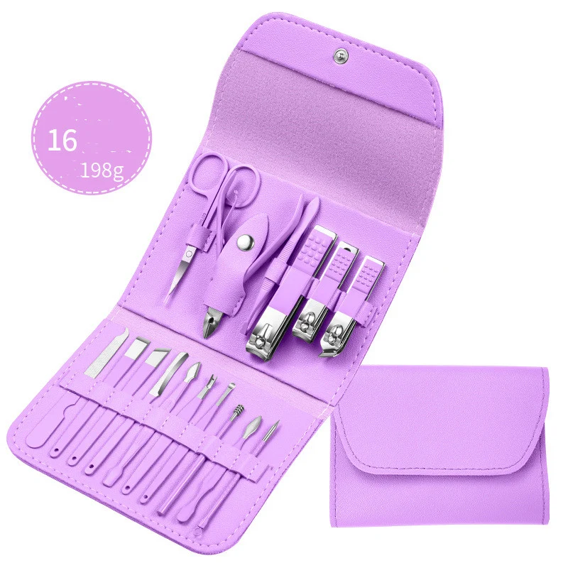 Professional Nail Clippers Set - 7 to 20 Piece Tool Kit