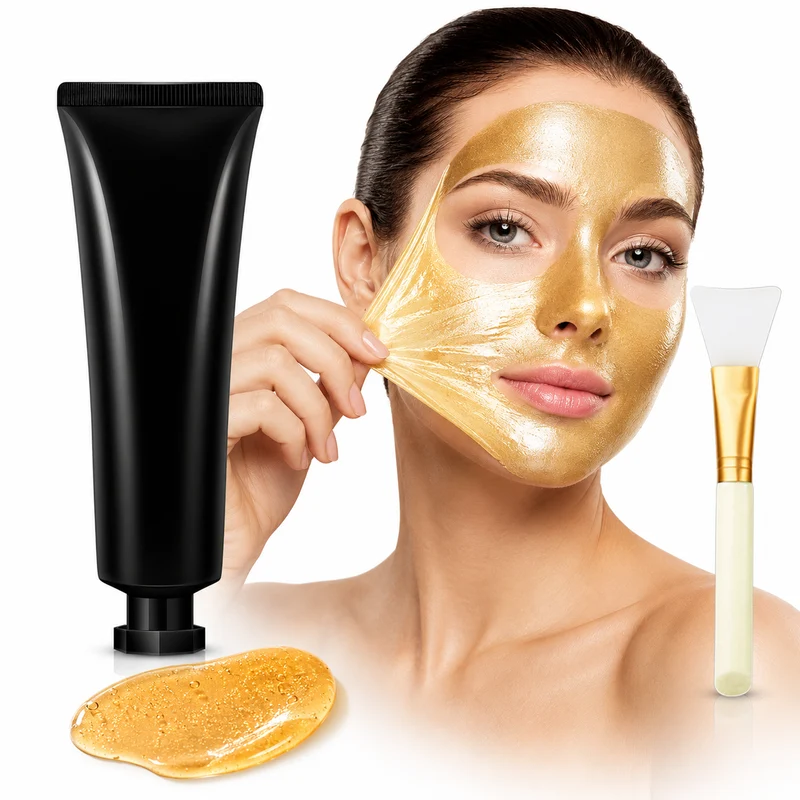 Peel Off Face Mask Gold Snail Hydrating 50g Glow Kit XL