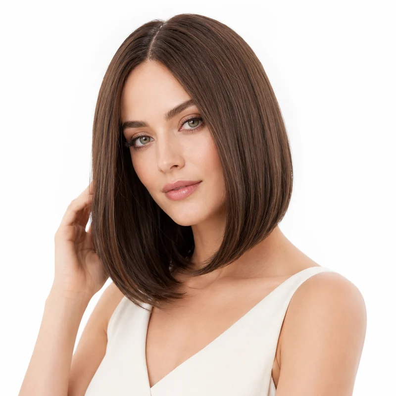 Short Bob Wig - Sleek Style for Black Women Daily Wears