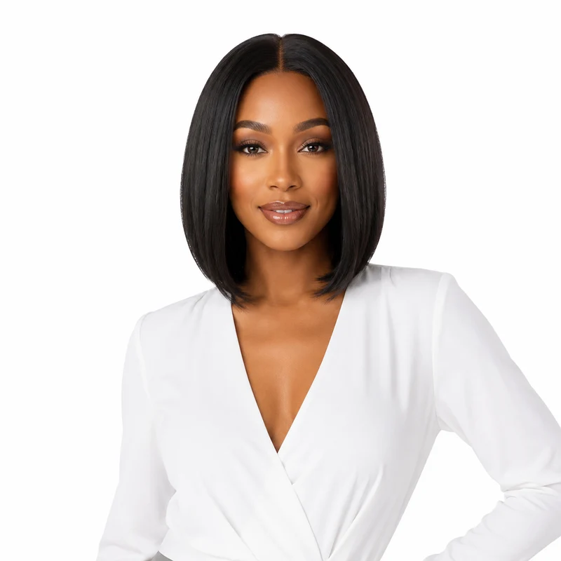 Short Bob Wig - Sleek Style for Black Women Daily Wears