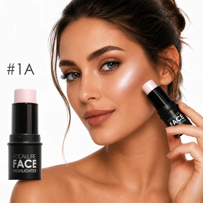 Face Contour Stick Duo with Highlighter Makeup Glow Set