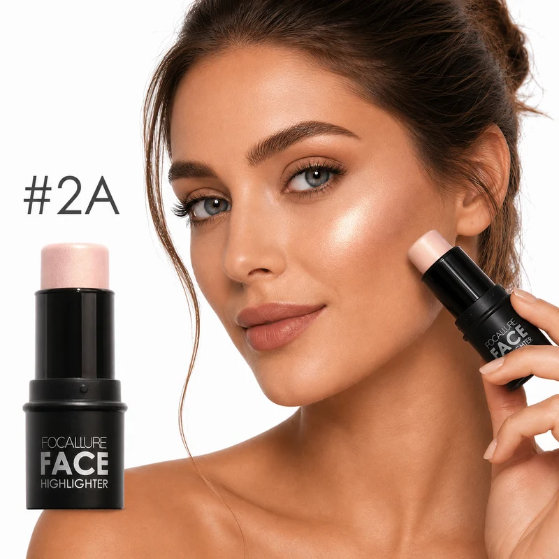 Face Contour Stick Duo with Highlighter Makeup Glow Set