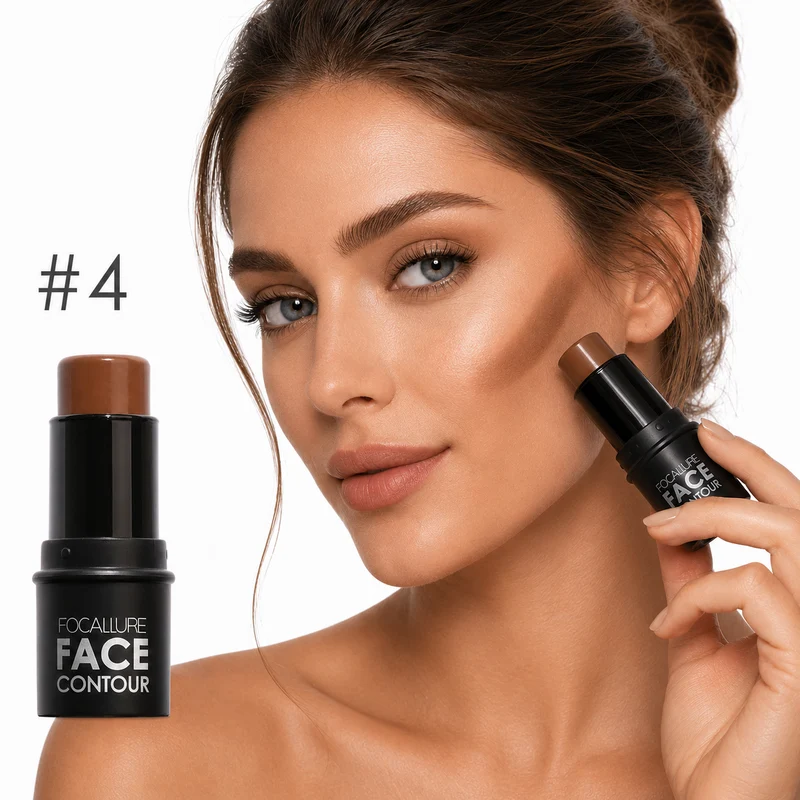 Face Contour Stick Duo with Highlighter Makeup Glow Set