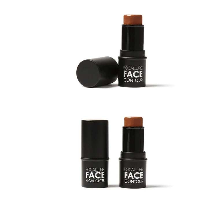 Face Contour Stick Duo with Highlighter Makeup Glow Set