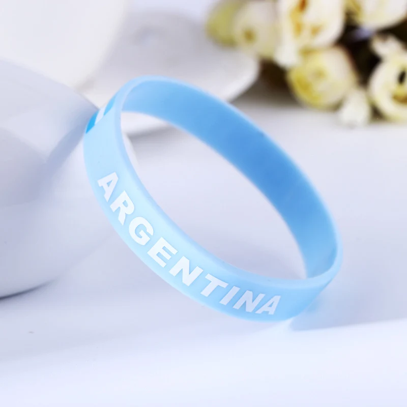 Football Wrist Bands - Country Flag Silicone Bracelets!