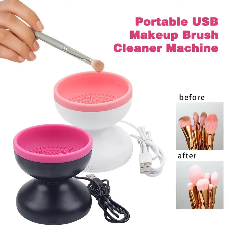 Makeup Brush Cleaner Machine Portable USB