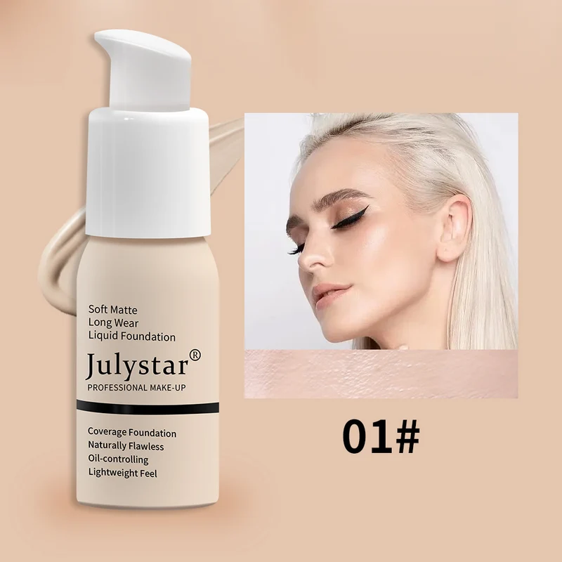 Soft Matte Liquid Foundation for Smooth Skin