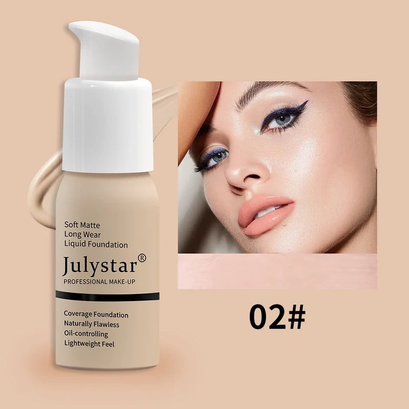 Soft Matte Liquid Foundation for Smooth Skin