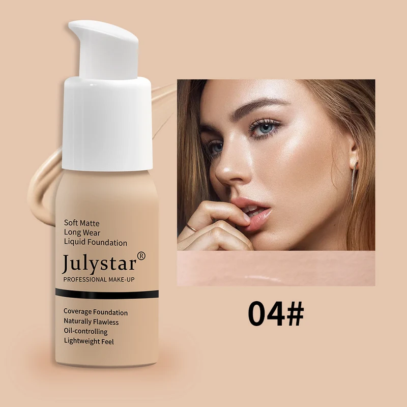 Soft Matte Liquid Foundation for Smooth Skin