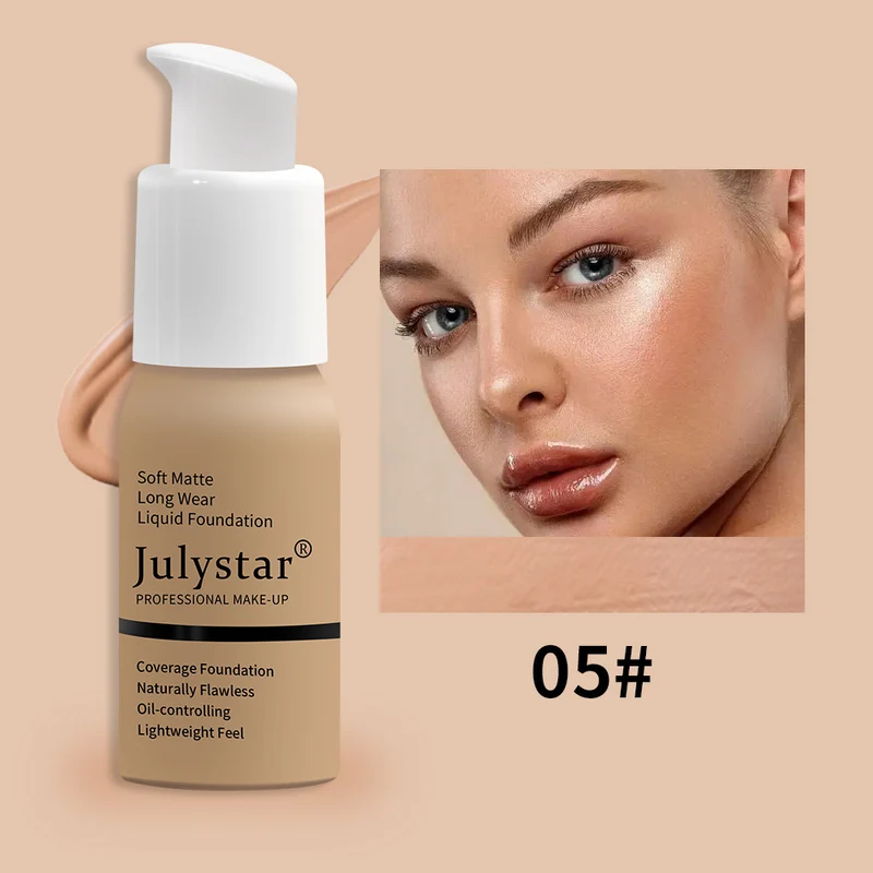 Soft Matte Liquid Foundation for Smooth Skin