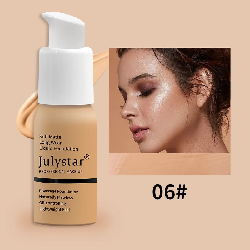 Soft Matte Liquid Foundation for Smooth Skin