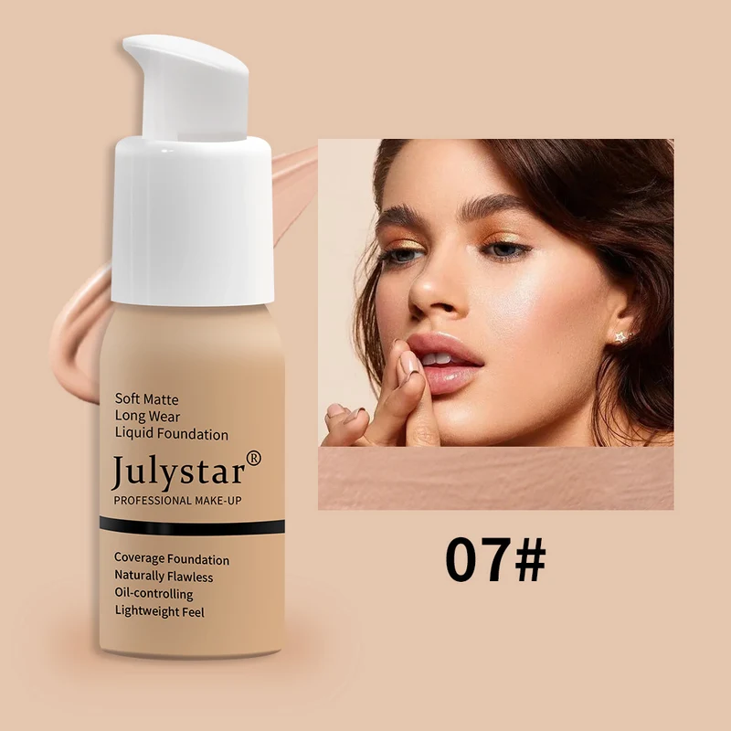 Soft Matte Liquid Foundation for Smooth Skin