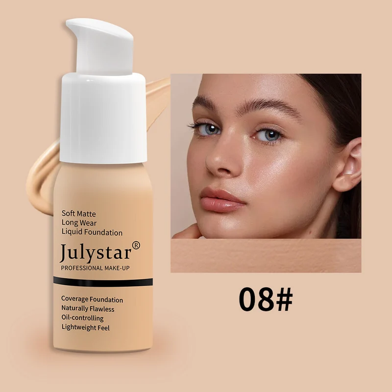 Soft Matte Liquid Foundation for Smooth Skin