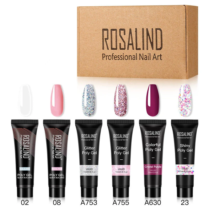 Solid Nail Glue Gel for 3D Nail Art Looks