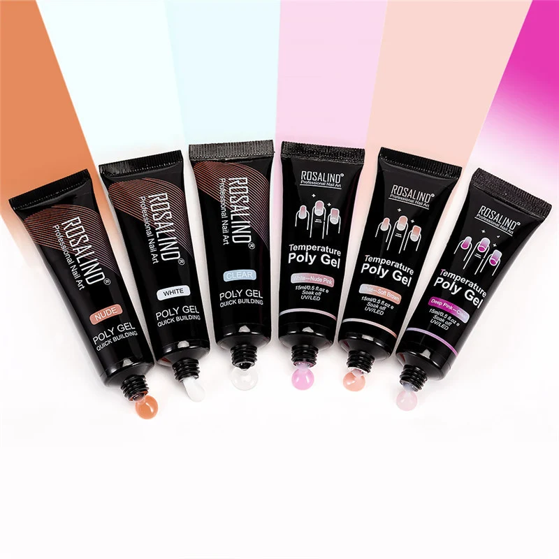 Solid Nail Glue Gel for 3D Nail Art Looks
