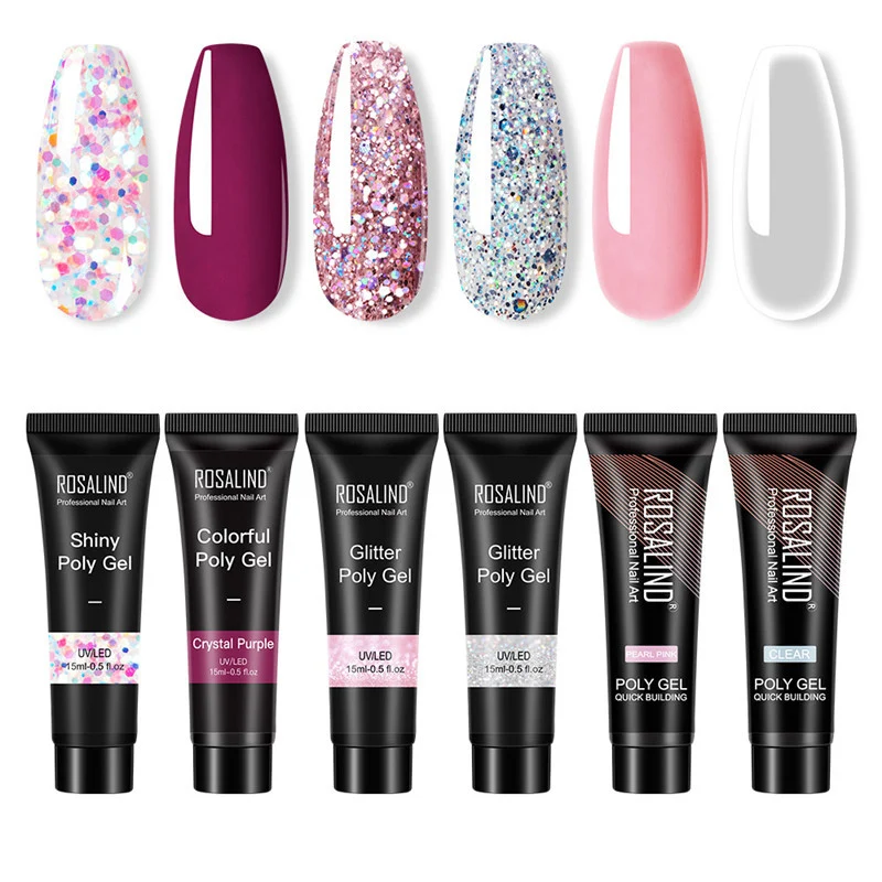 Solid Nail Glue Gel for 3D Nail Art Looks
