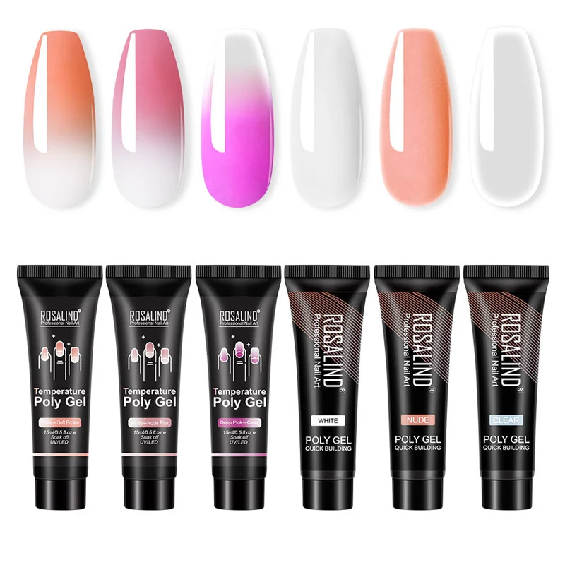 Solid Nail Glue Gel for 3D Nail Art Looks