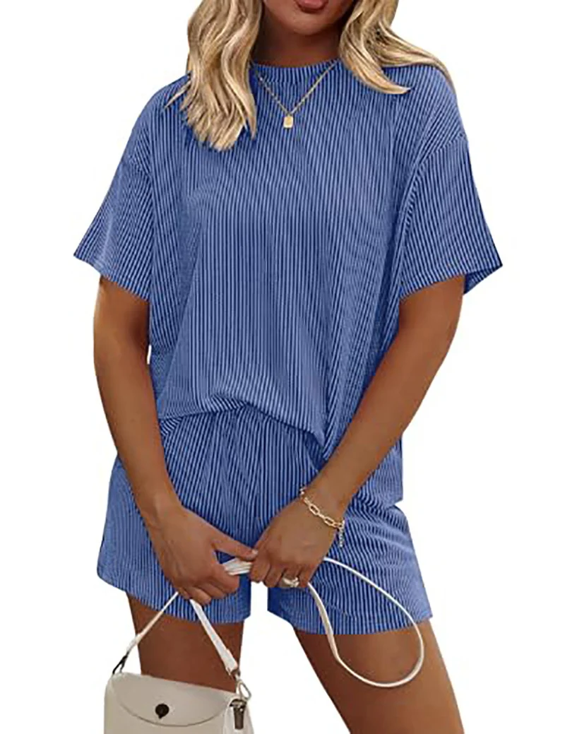 Women's Striped Casual Set | Summer Style