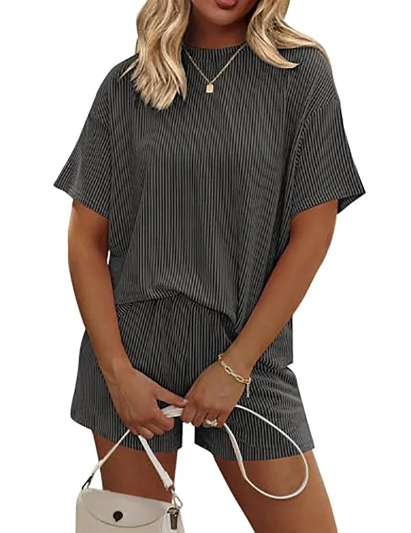 Women's Striped Casual Set | Summer Style