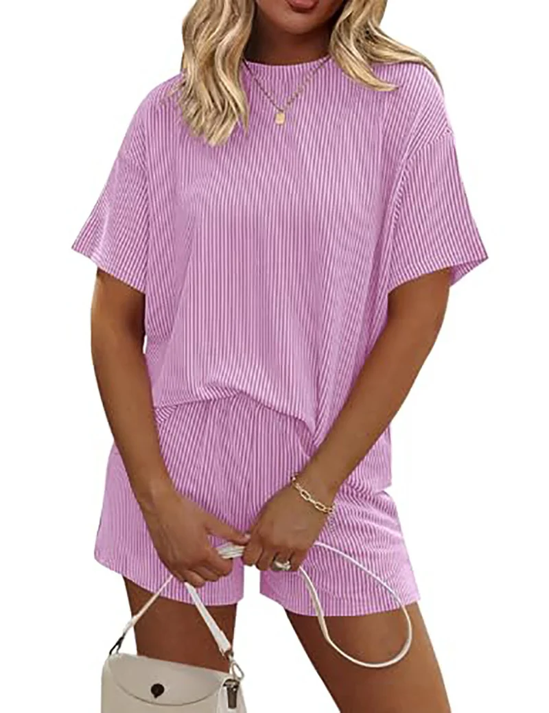 Women's Striped Casual Set | Summer Style