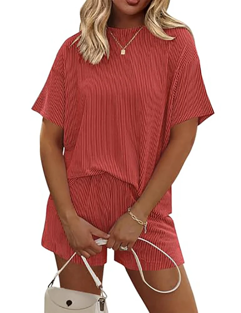 Women's Striped Casual Set | Summer Style