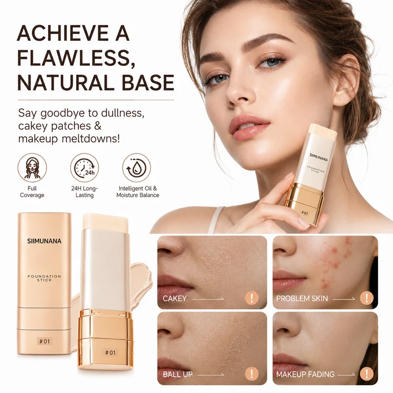 Siimunana Foundation Stick for Smooth Coverage