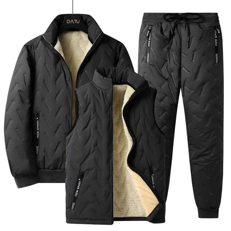Men's Thermal Three-Piece Suit for Winter