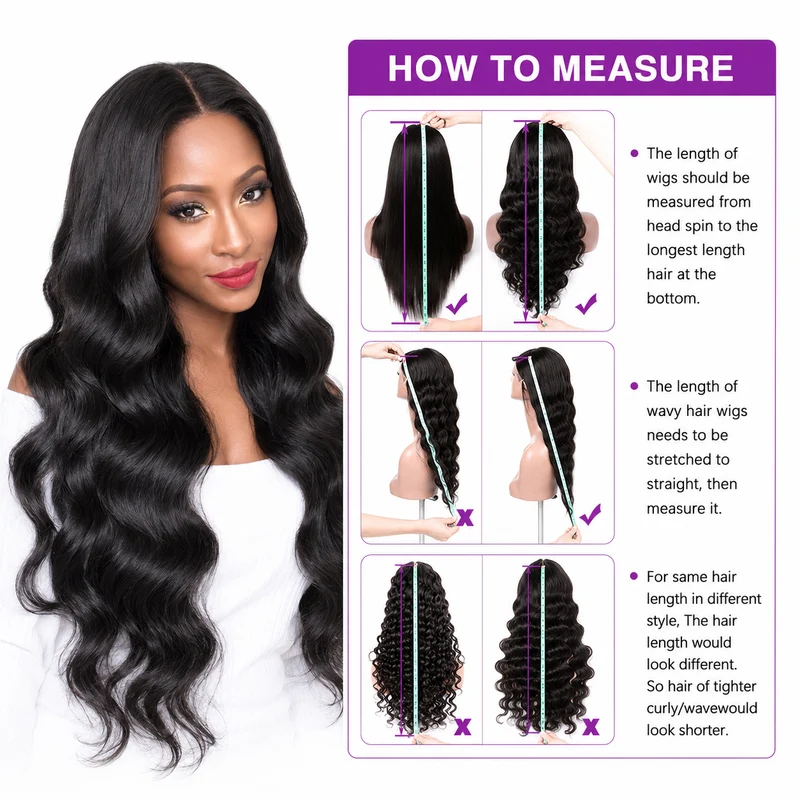 Body Wave Human Hair Bundles - Full Natural Black Weave