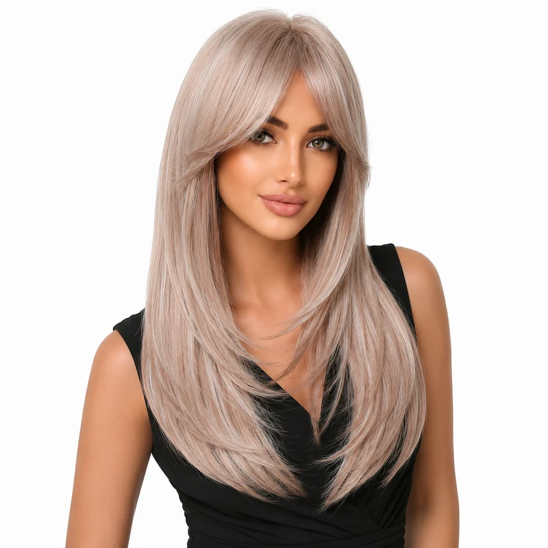Straight Lace Front Wig - Natural 22 Inch
