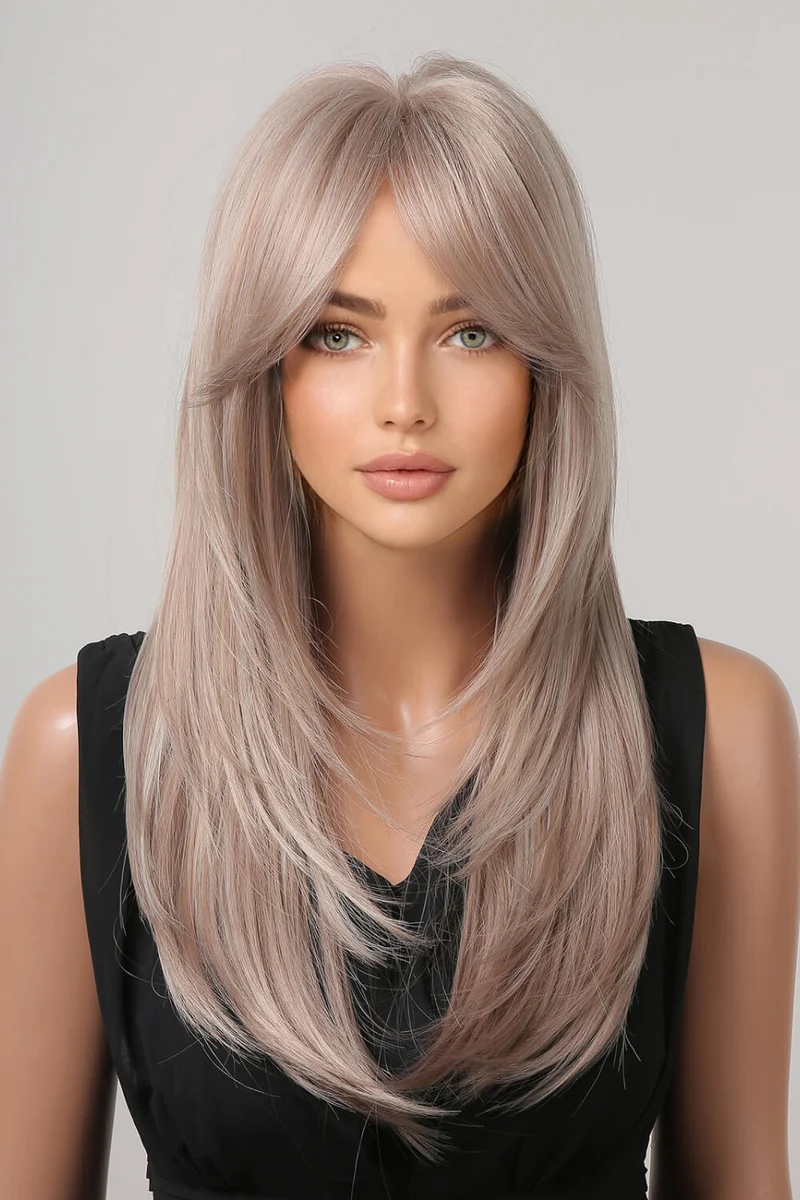 Straight Lace Front Wig - Natural 22 Inch