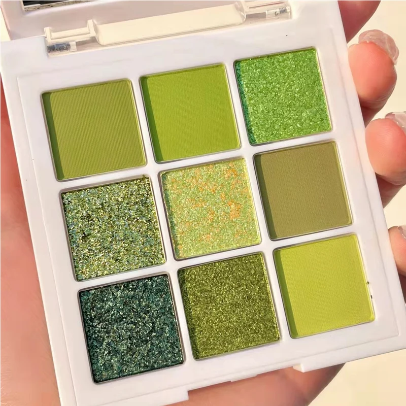 Green Eyeshadow Palette - Rich Pigment All Day Wear