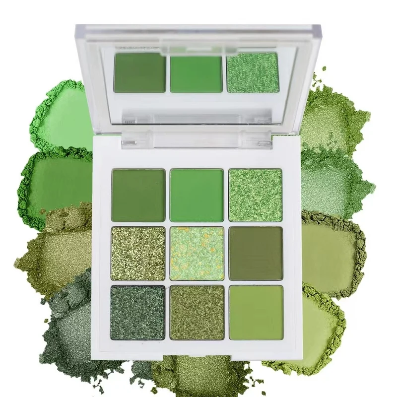 Green Eyeshadow Palette - Rich Pigment All Day Wear
