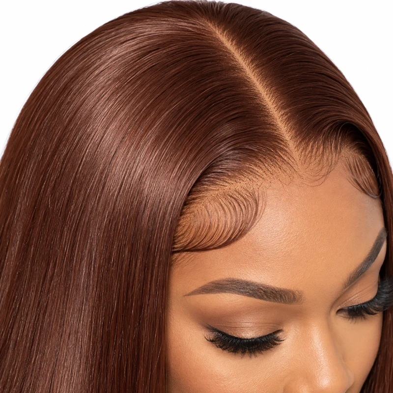 HD Lace Front Wig 13x4 Straight Natural Hairline Finish