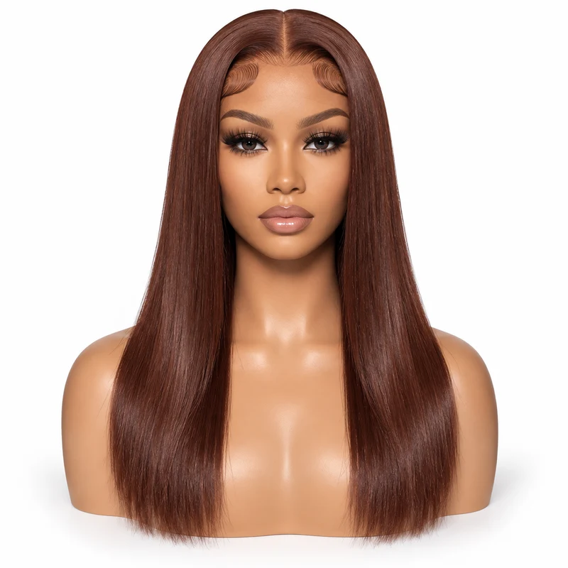HD Lace Front Wig 13x4 Straight Natural Hairline Finish