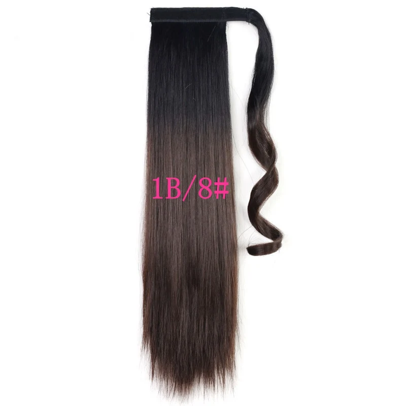 Clip In Ponytail Hair Extensions 24 Inch Straight Style