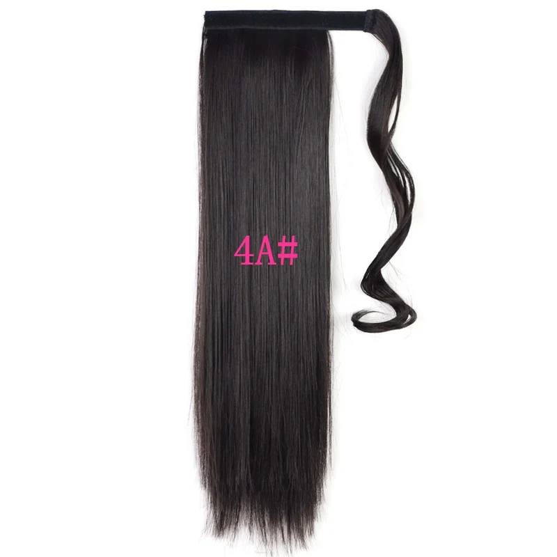 Clip In Ponytail Hair Extensions 24 Inch Straight Style