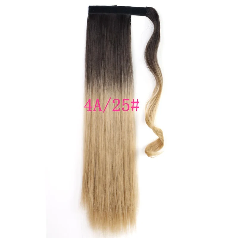 Clip In Ponytail Hair Extensions 24 Inch Straight Style