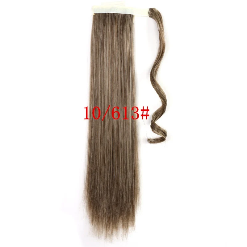 Clip In Ponytail Hair Extensions 24 Inch Straight Style