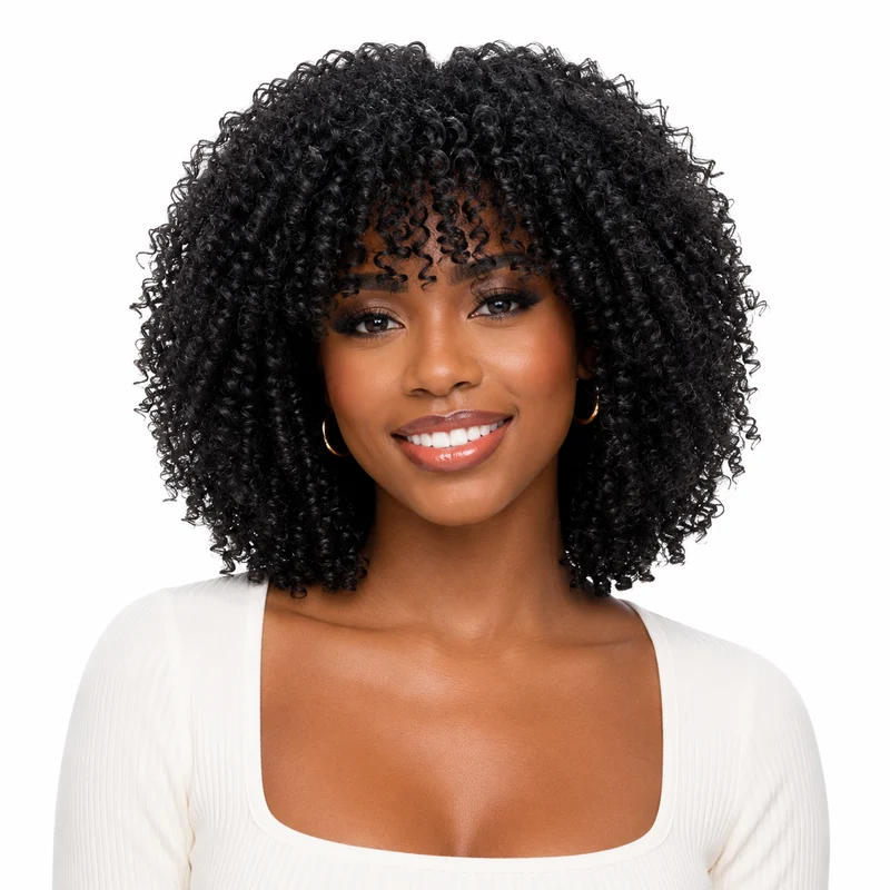 Short Curly Wig for Women - 14 Inch Refined Curl Styles