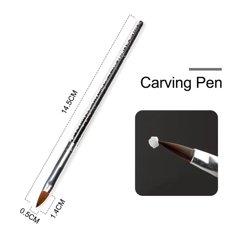 Acrylic Nail Kit for Extensions and 3D Nail Art at Home